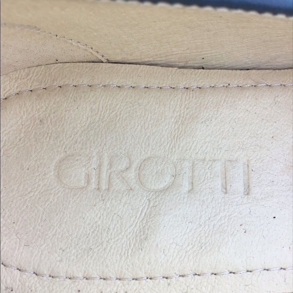 Girotti Blue Suede Penny Loafers Size 39 - Picture 13 of 13
